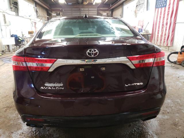 4T1BK1EB6EU087420 - 2014 TOYOTA AVALON BASE 栗色 照片 6