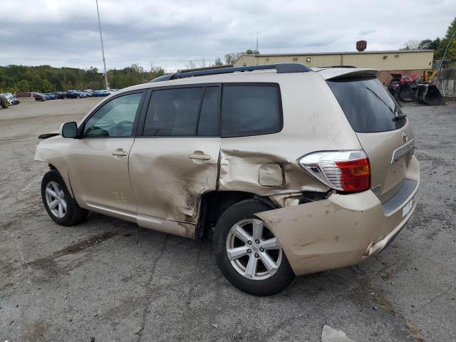 5TDBK3EH3AS021121 - 2010 TOYOTA HIGHLANDER GOLD photo 2