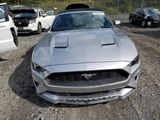 1FATP8UH4L5106536 - 2020 FORD MUSTANG SILVER photo 5