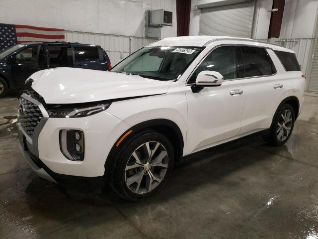 KM8R4DHE6LU088502 - 2020 HYUNDAI PALISADE SEL WHITE photo 1