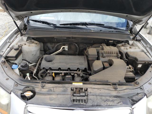 5NMSG3AB0AH345228 - 2010 HYUNDAI SANTA FE GLS SILVER photo 11