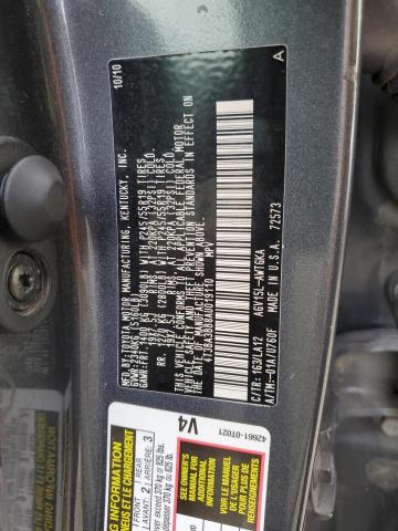 4T3BA3BB8AU019110 - 2010 TOYOTA VENZA GRAY photo 13