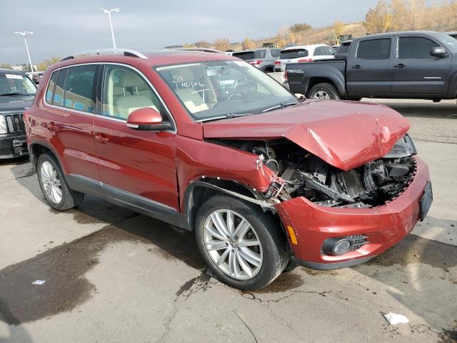 WVGBV7AX9FW059516 - 2015 VOLKSWAGEN TIGUAN S RED photo 4