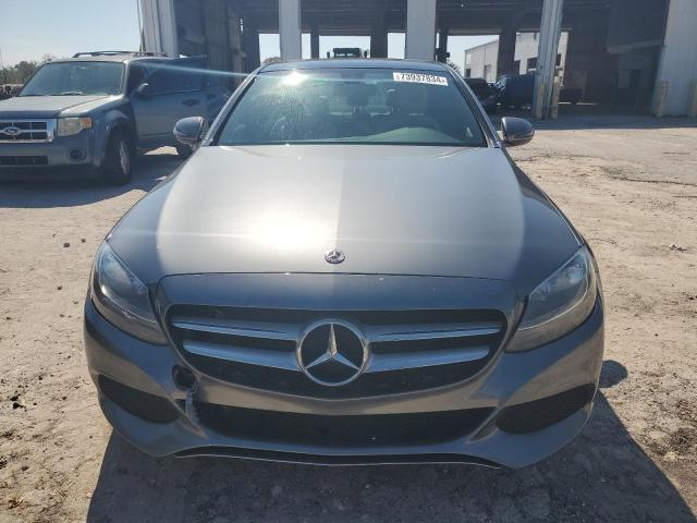 WDDWF4JB2JR359501 - 2018 MERCEDES-BENZ C 300 GRAY photo 5