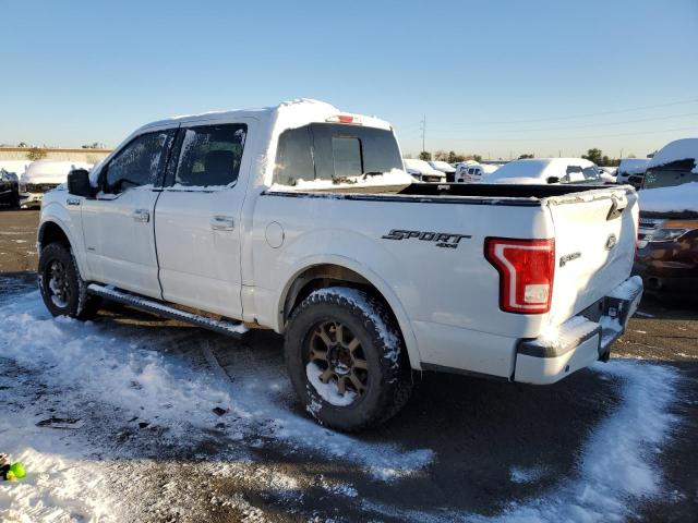 1FTEW1EP1GKE44812 - 2016 FORD F150 SUPERCREW WHITE photo 2