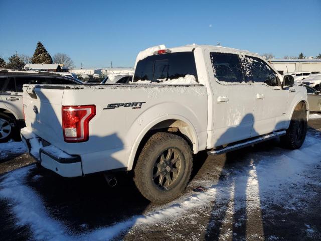 1FTEW1EP1GKE44812 - 2016 FORD F150 SUPERCREW WHITE photo 3