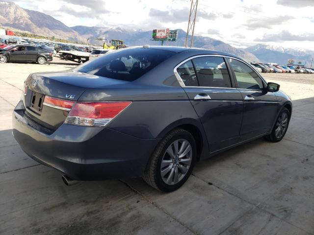 1HGCP3F84CA029220 - 2012 HONDA ACCORD EXL GRAY photo 3