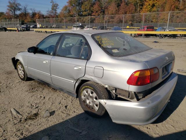 2HGEJ6610XH532328 - 1999 HONDA CIVIC BASE SILVER photo 2