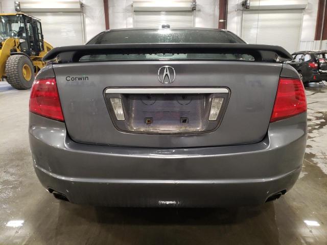 19UUA66276A048092 - 2006 ACURA 3.2TL GRAY photo 6