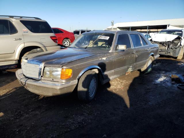 WDBCA35E7LA536599 - 1990 MERCEDES-BENZ 420 SEL BROWN photo 1