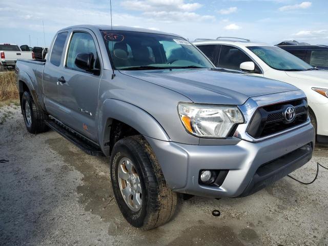 5TFUU4EN8EX086299 - 2014 TOYOTA TACOMA SILVER photo 4