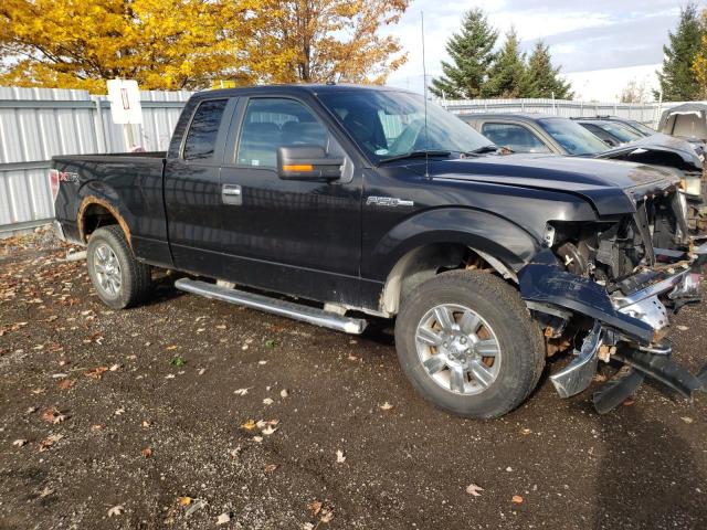 1FTFX1EF7CKE12644 - 2012 FORD F150 SUPER CAB BLACK photo 4