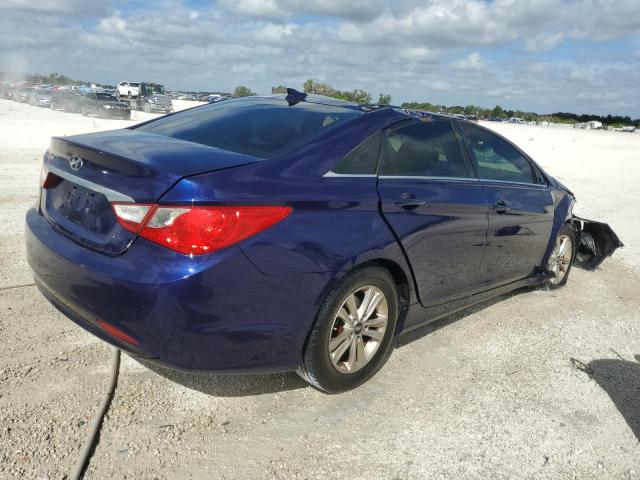 5NPEB4AC8CH330170 - 2012 HYUNDAI SONATA GLS BLUE photo 3