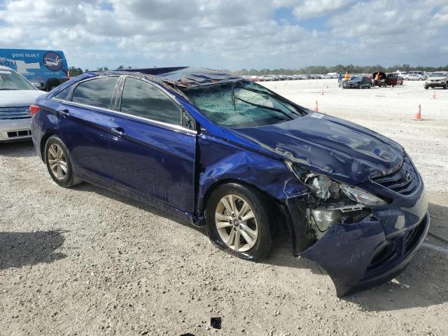 5NPEB4AC8CH330170 - 2012 HYUNDAI SONATA GLS BLUE photo 4