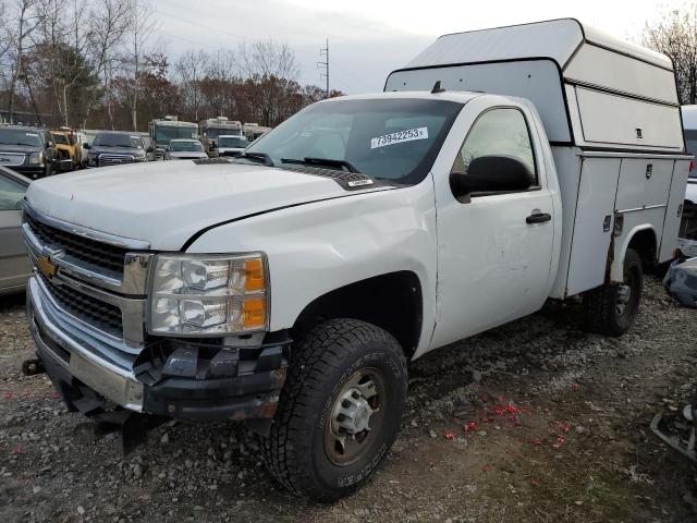 1GBHK74K99E113967 - 2009 CHEVROLET SILVERADO K3500 WHITE photo 1