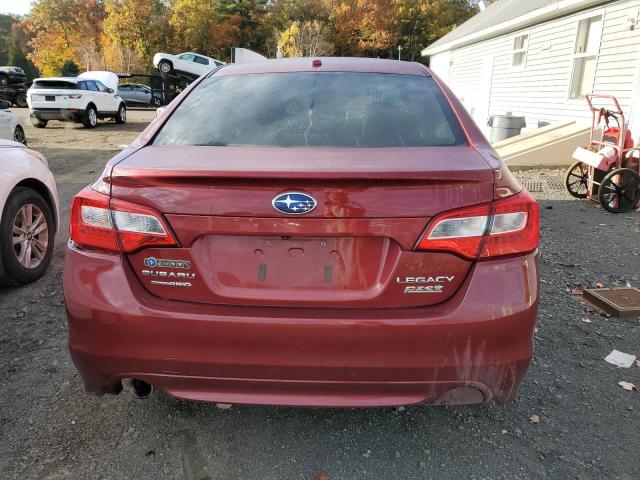 4S3BNAJ69F3056674 - 2015 SUBARU LEGACY 2.5I LIMITED RED photo 6