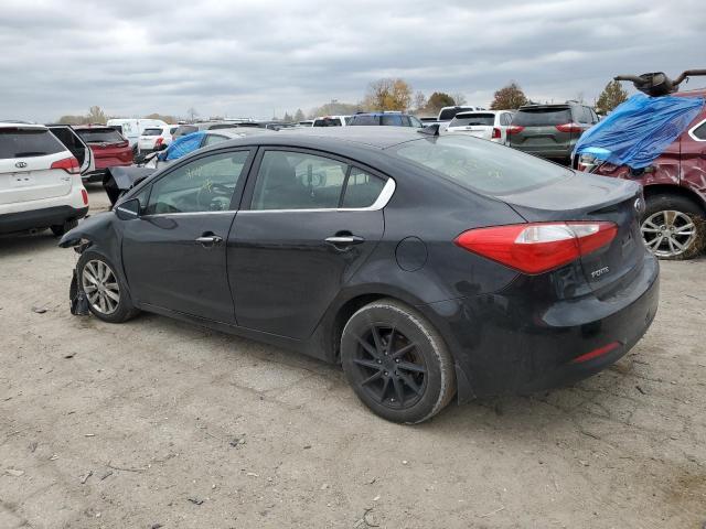 KNAFX4A86E5211888 - 2014 KIA FORTE EX BLACK photo 2