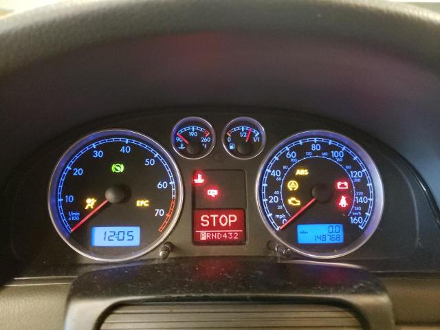 WVWRH63B34P249695 - 2004 VOLKSWAGEN PASSAT GLX ვერცხლისფერი ფოტო 9