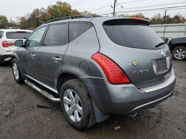 JN8AZ08W36W535174 - 2006 NISSAN MURANO SL GRAY photo 2