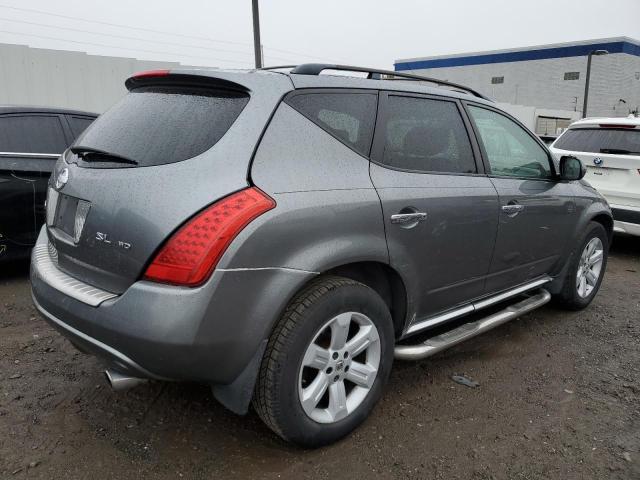 JN8AZ08W36W535174 - 2006 NISSAN MURANO SL GRAY photo 3