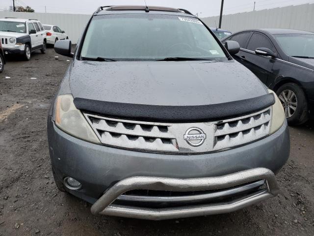 JN8AZ08W36W535174 - 2006 NISSAN MURANO SL GRAY photo 5