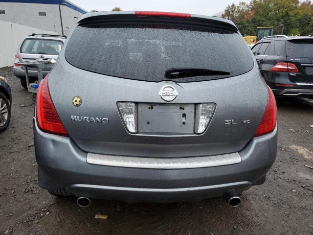 JN8AZ08W36W535174 - 2006 NISSAN MURANO SL GRAY photo 6