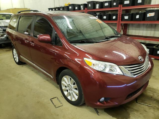 5TDDK3DC1FS128433 - 2015 TOYOTA SIENNA XLE RED photo 4