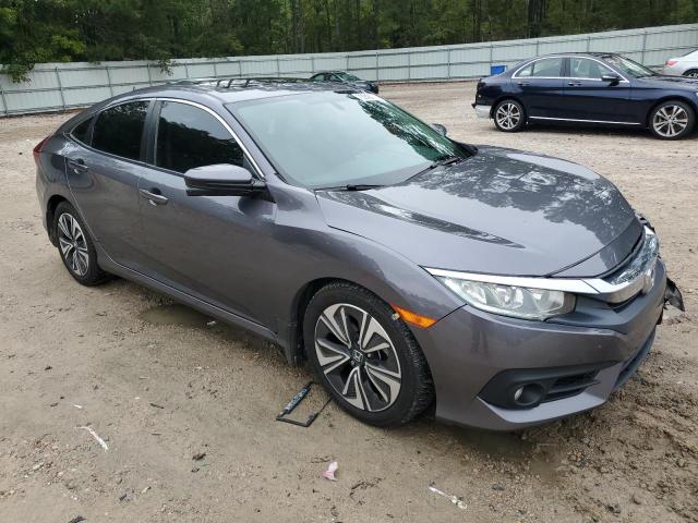 19XFC1F73HE024288 - 2017 HONDA CIVIC EXL ნაცრისფერი ფოტო 4