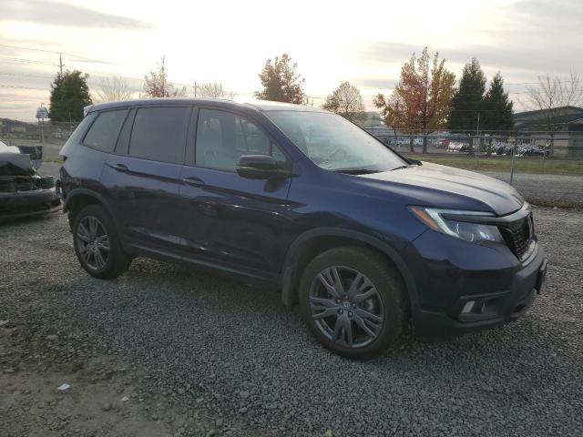 5FNYF8H58MB041242 - 2021 HONDA PASSPORT EXL BLUE photo 4