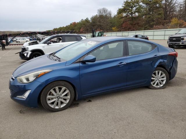 KMHDH4AE1GU618194 - 2016 HYUNDAI ELANTRA SE BLUE photo 1