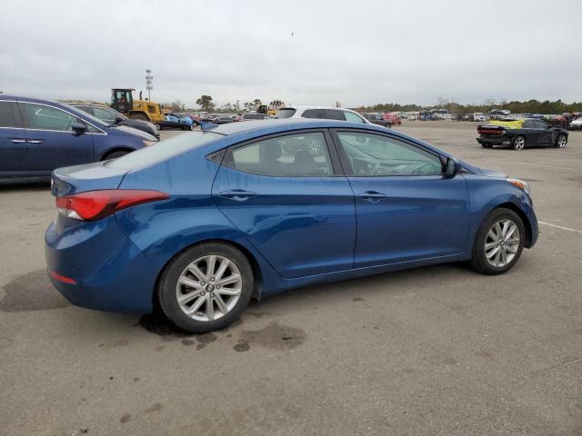 KMHDH4AE1GU618194 - 2016 HYUNDAI ELANTRA SE BLUE photo 3