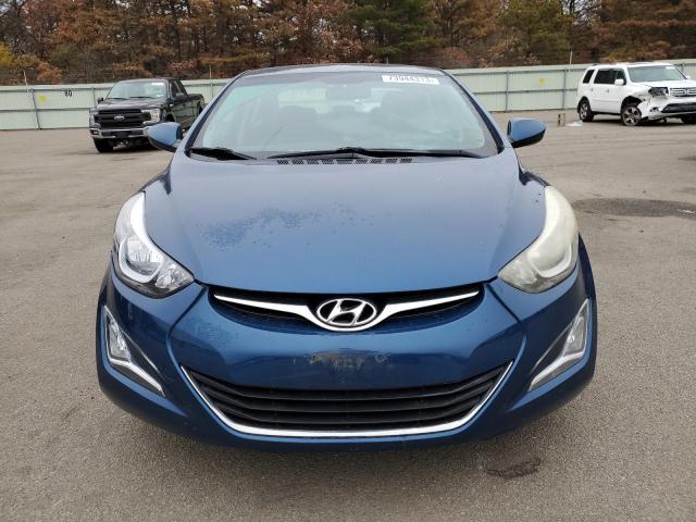 KMHDH4AE1GU618194 - 2016 HYUNDAI ELANTRA SE BLUE photo 5