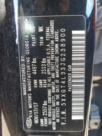 5XXGT4L33JG238900 - 2018 KIA OPTIMA LX 黑色 照片 12