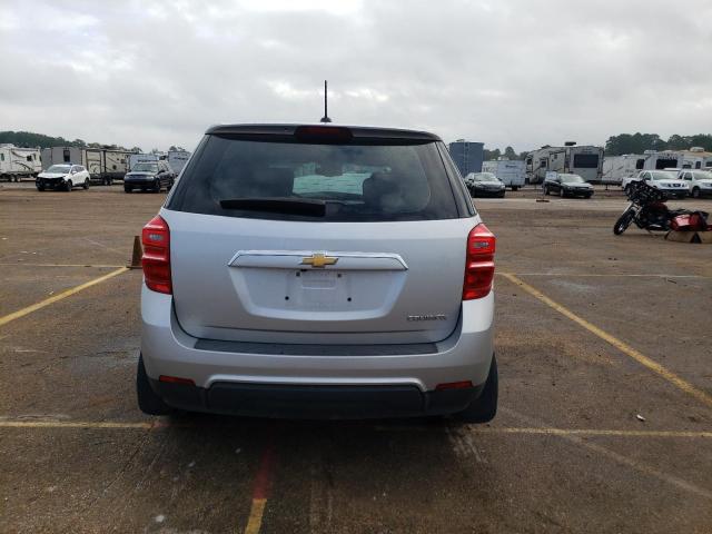 2GNALBEK8G1144581 - 2016 CHEVROLET EQUINOX LS SILVER photo 6