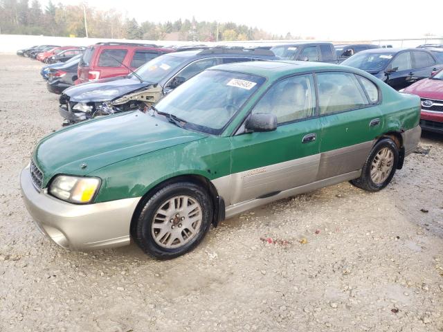 4S3BE686447203122 - 2004 SUBARU LEGACY OUTBACK LIMITED GREEN photo 1