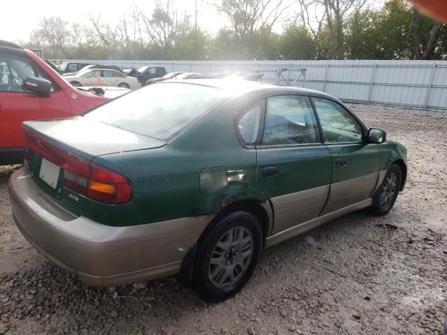 4S3BE686447203122 - 2004 SUBARU LEGACY OUTBACK LIMITED GREEN photo 3