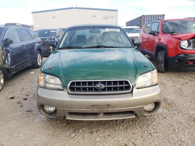 4S3BE686447203122 - 2004 SUBARU LEGACY OUTBACK LIMITED GREEN photo 5