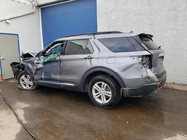 1FMSK8DH9PGB43348 - 2023 FORD EXPLORER XLT GRAY photo 2