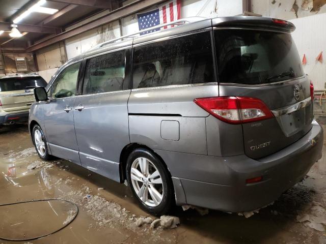 JN8AE2KP2E9103925 - 2014 NISSAN QUEST S GRAY photo 2