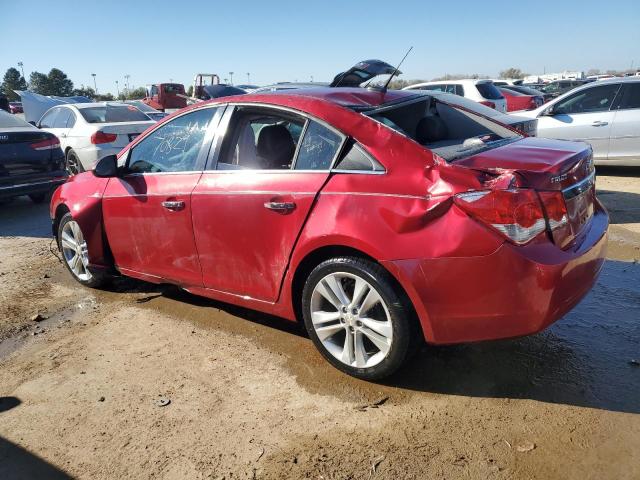 1G1PG5SB7E7315892 - 2014 CHEVROLET CRUZE LTZ RED photo 2