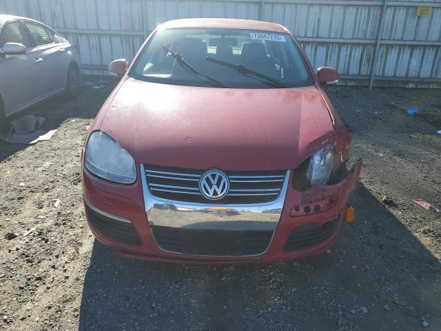 3VWGF71K67M197959 - 2007 VOLKSWAGEN JETTA RED photo 5