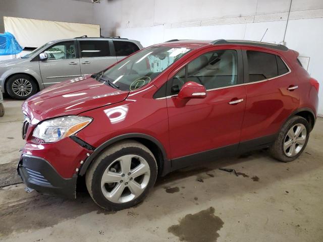 KL4CJASB1GB684354 - 2016 BUICK ENCORE BURGUNDY photo 1