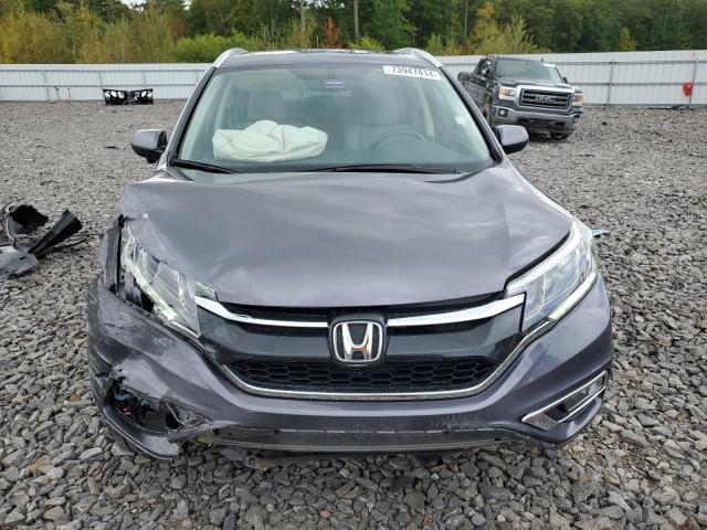 2HKRM4H77GH726343 - 2016 HONDA CR-V EXL GRAY photo 5