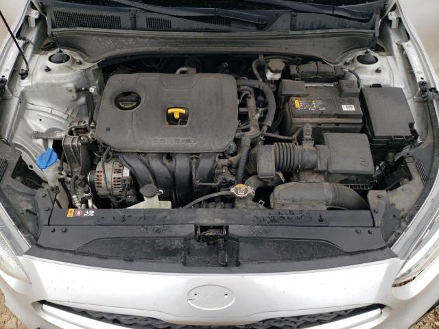 3KPF24AD3ME310055 - 2021 KIA FORTE FE SILVER photo 11