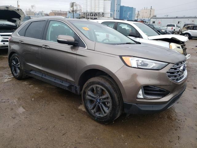 2FMPK4J96KBC00701 - 2019 FORD EDGE SEL BROWN photo 4