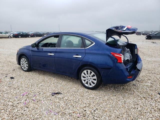 3N1AB7AP1KY416251 - 2019 NISSAN SENTRA S BLUE photo 2