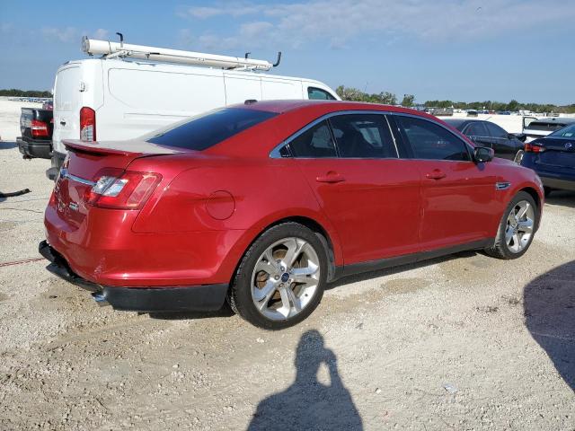 1FAHP2KT0AG121711 - 2010 FORD TAURUS SHO RED photo 3