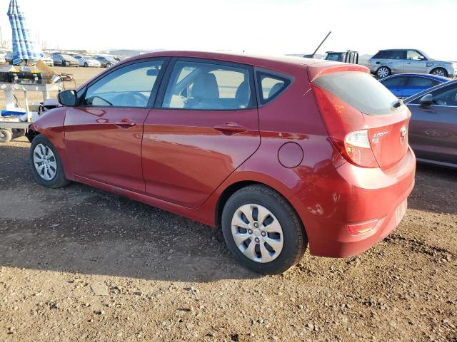 KMHCT5AE7HU365738 - 2017 HYUNDAI ACCENT SE RED photo 2