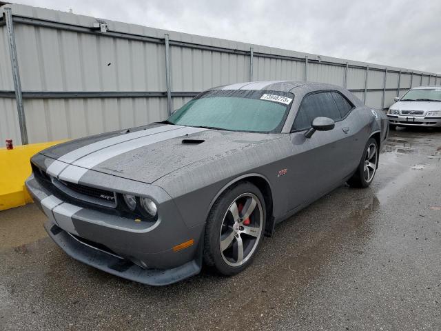 2C3CDYCJ7CH127644 - 2012 DODGE CHALLENGER SRT-8 GRAY photo 1