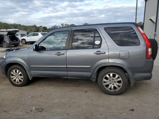 JHLRD789X6C046517 - 2006 HONDA CR-V SE GRAY photo 2